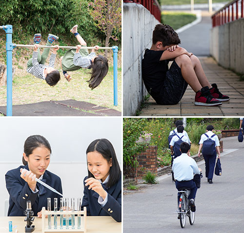 学校保険の対象シーン